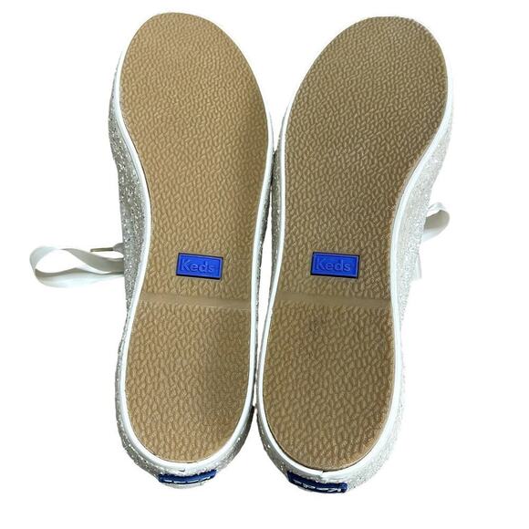 KEDS X KATE SPADE TRIPLE KICK  ALL OVER GLITTER SNEAKERS - Picture 7 of 9